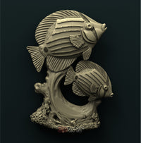 Thumbnail for FISHES 3D STL 3DWave