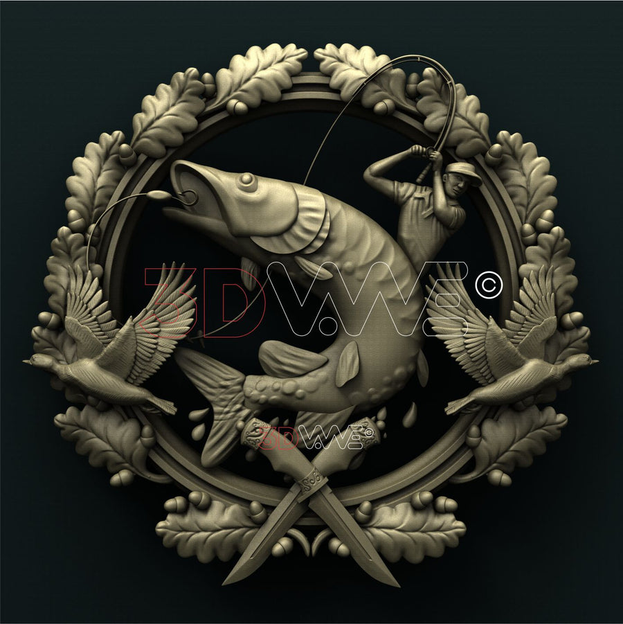 FISHING 3D STL 3DWave