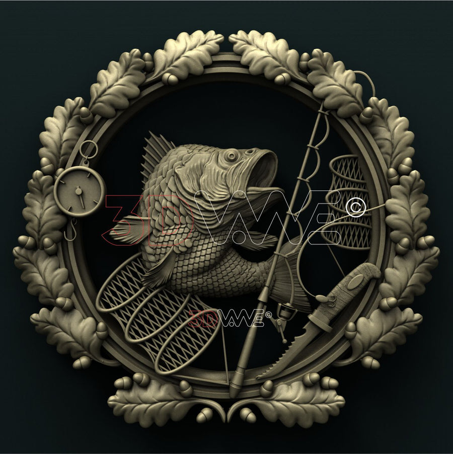 FISHING 3D STL 3DWave