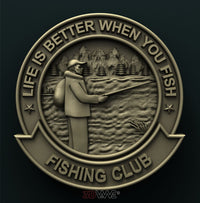 Thumbnail for FISHING CLUB 3D STL 3DWave