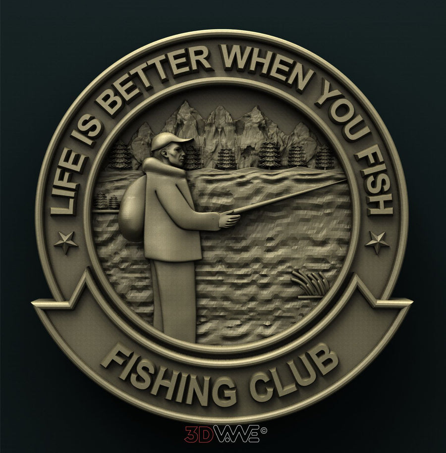 FISHING CLUB 3D STL 3DWave