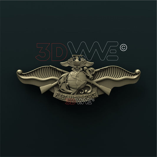 FLEET MARINE FORCE ENLISTED WARFARE SPECIALIST DEVICE 3D STL 3DWave