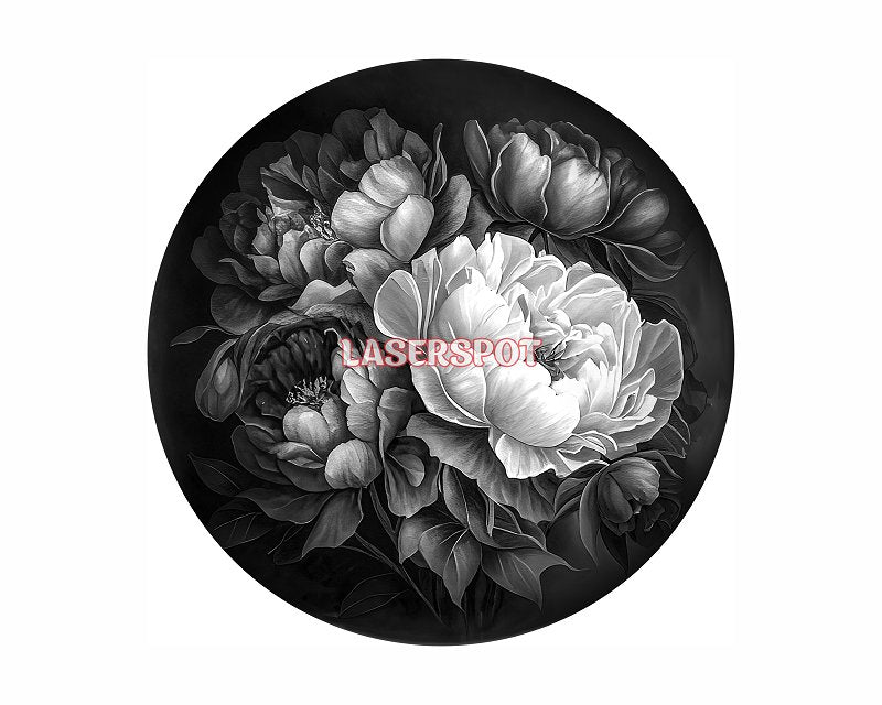 Flowers 3d illusion & laser-ready files - 3DWave.us