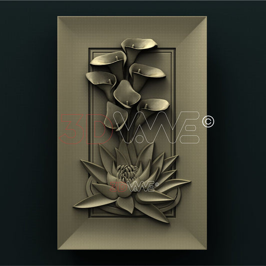 FLOWERS 3D STL 3DWave