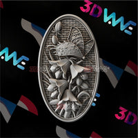 Thumbnail for FLOWERS AND BUTTERFLY 3d stl 3DWave.us