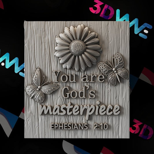 FLOWERS SIGN 3d stl - 3DWave.us