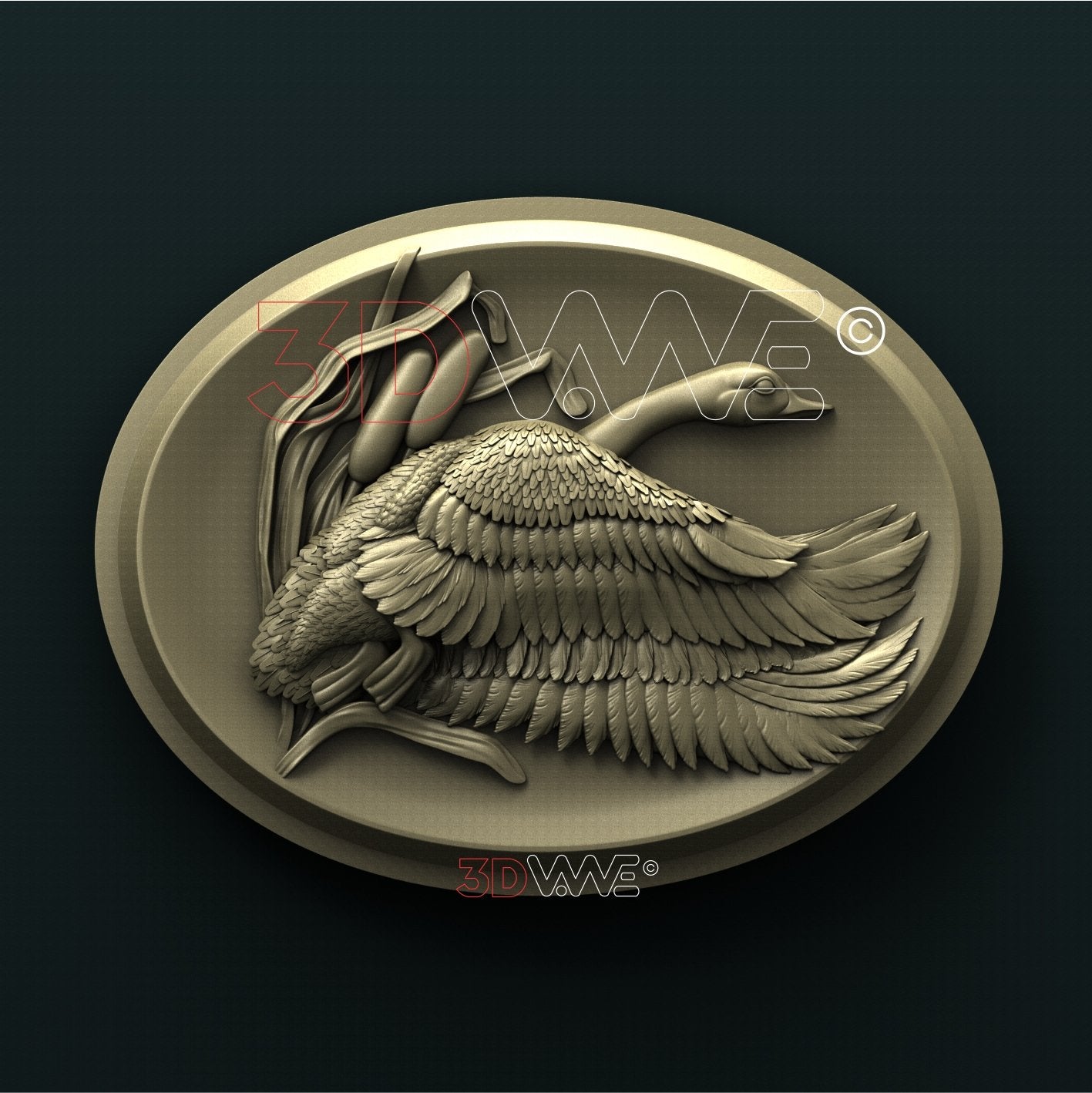 FLYING DUCK 3D STL 3DWave