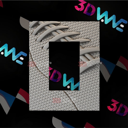 FOOTBALL PICTURE FRAME 3d stl 3DWave