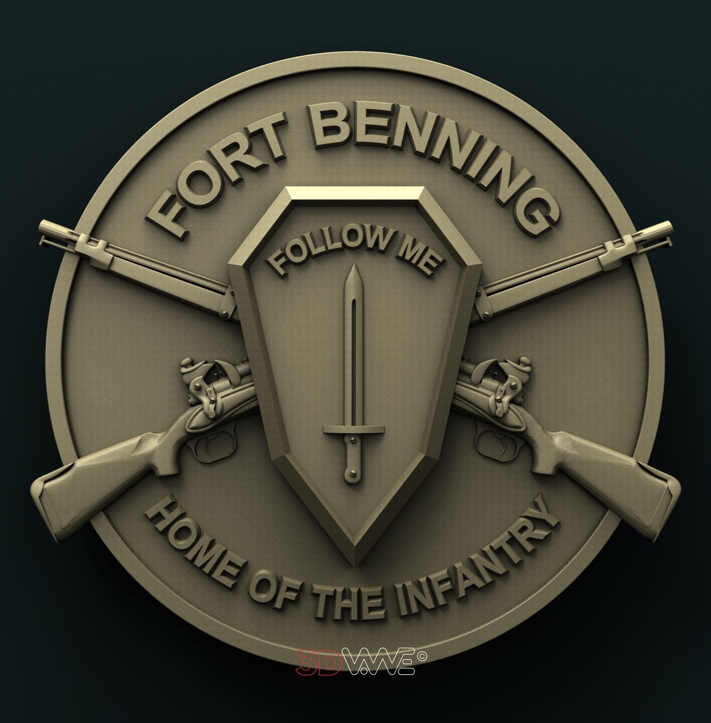 FORT BENNING 3D STL 3DWave