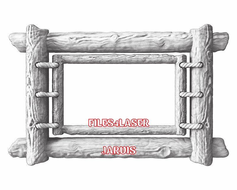 Frame 3d illusion & laser-ready files - 3DWave.us