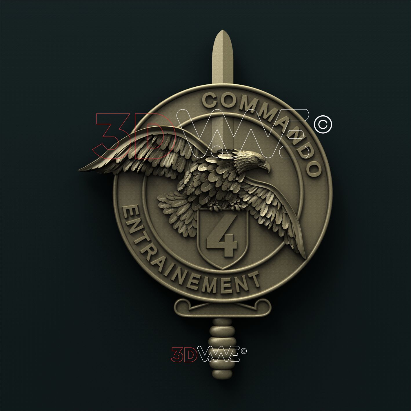 FRENCH FOREIGN LEGION 3D STL 3DWave