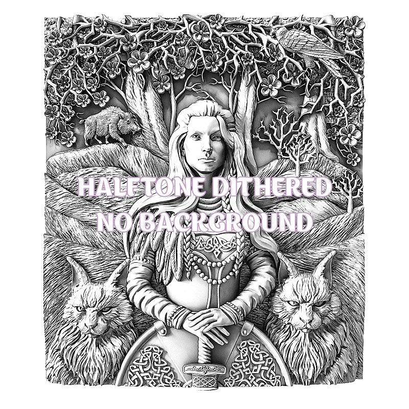 FREYA 3d illusion & laser - ready file 3DWave.us