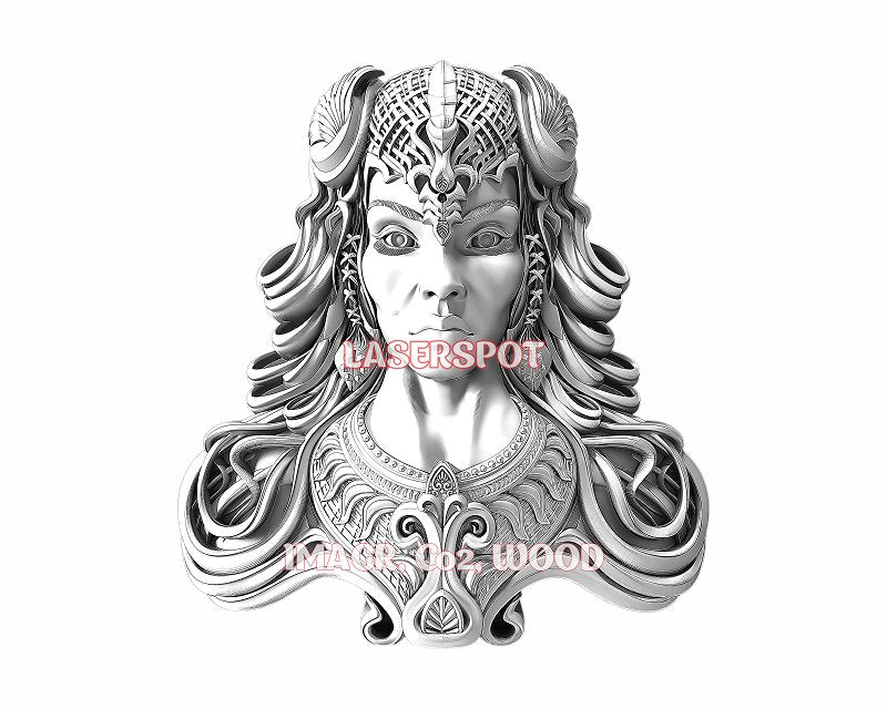 Freya 3d illusion & laser-ready files - 3DWave.us