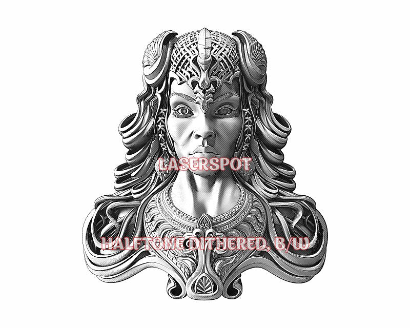 Freya 3d illusion & laser-ready files - 3DWave.us