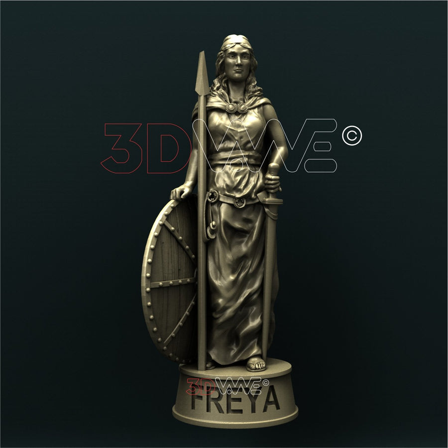 FREYA STATUE 3D STL 3DWave