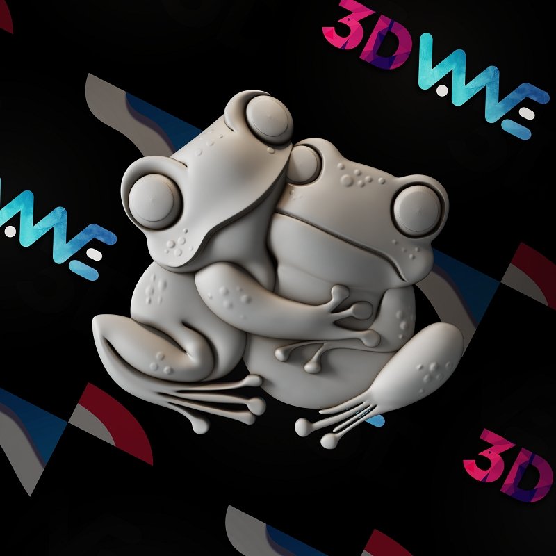 FROGS 3d stl - 3DWave.us