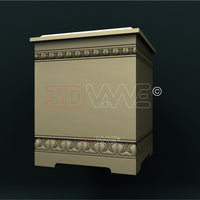 Thumbnail for FUNERAL URN (DIVIDED IN PARTS) 3D STL 3DWave