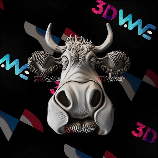 FUNNY COW 3d stl 3DWave.us