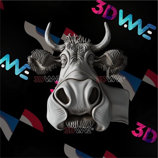 FUNNY COW 3d stl 3DWave.us