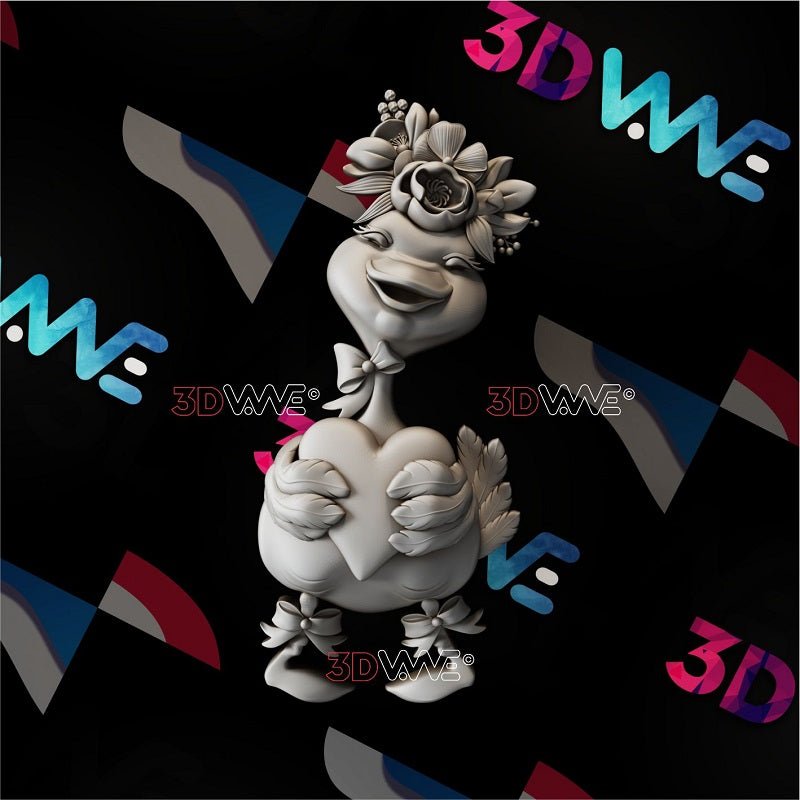 FUNNY GOOSE 3d stl 3DWave.us