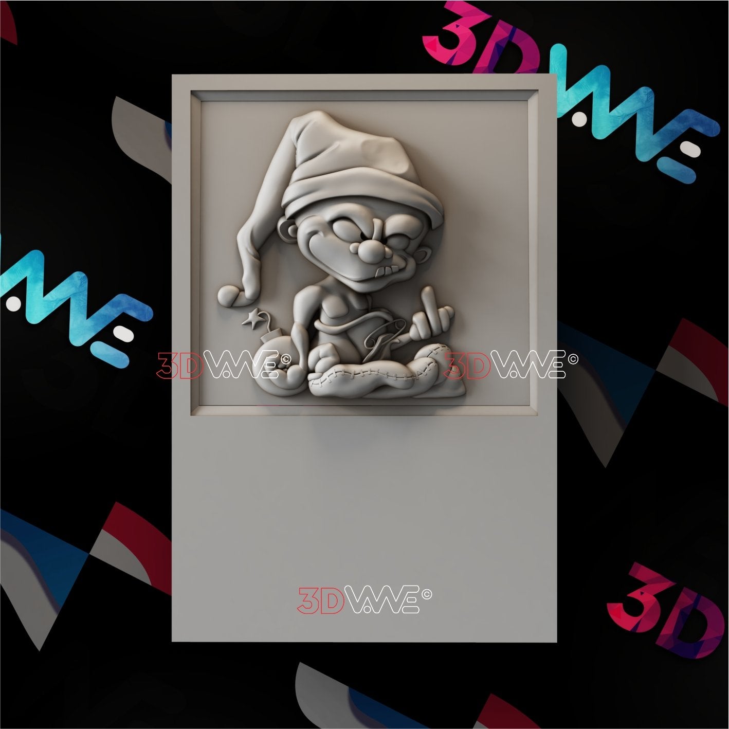 FUNNY KID 3d stl 3DWave.us