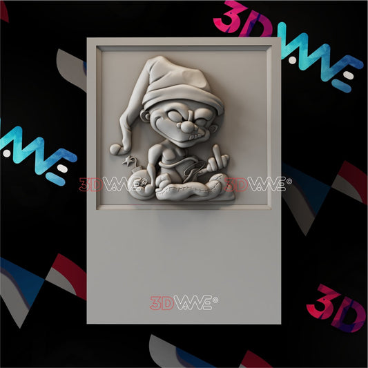 FUNNY KID 3d stl 3DWave.us