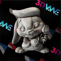 Thumbnail for FUNNY RABBIT 3d stl 3DWave.us