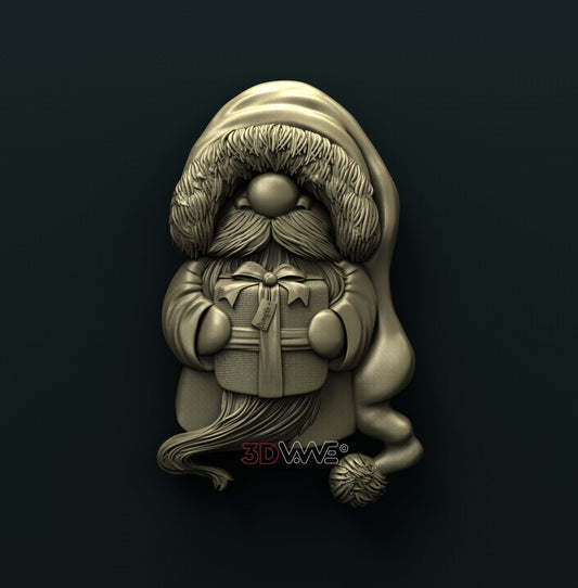 FUNNY SANTA 3D STL 3DWave