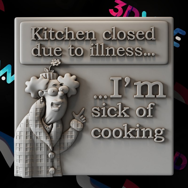 FUNNY SIGN 3d stl - 3DWave.us