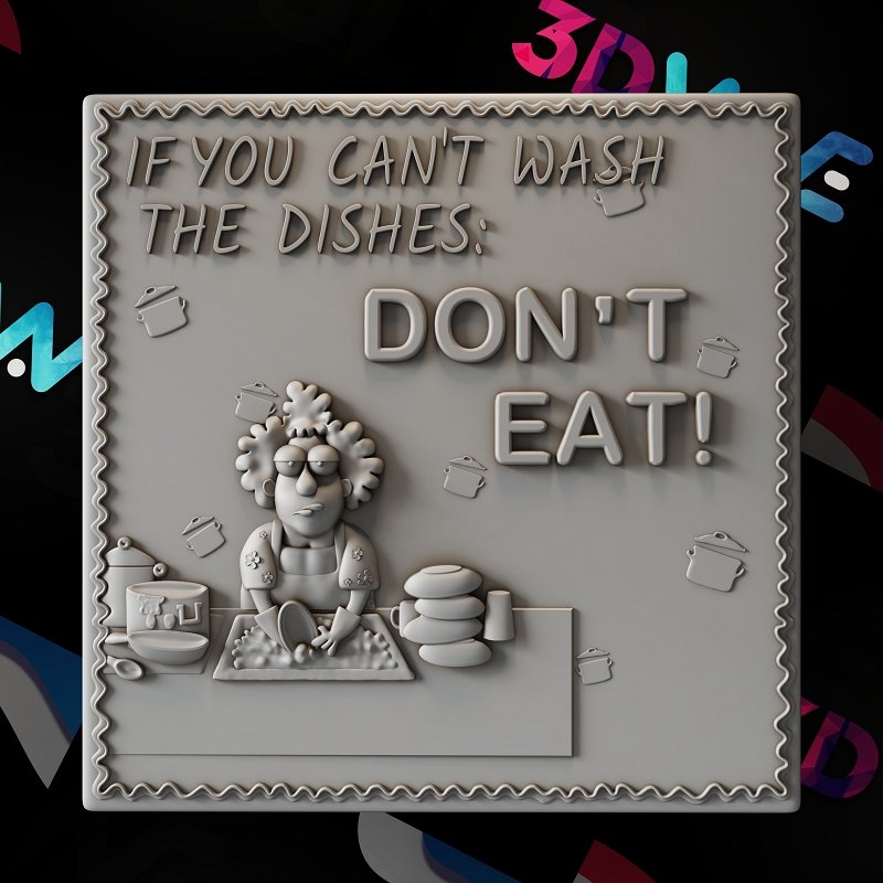 FUNNY SIGN 3d stl - 3DWave.us