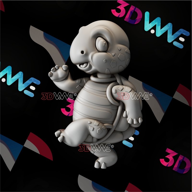FUNNY TURTLE 3d stl 3DWave.us