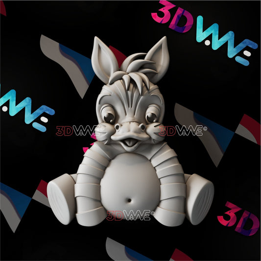 FUNNY ZEBRA 3d stl 3DWave.us