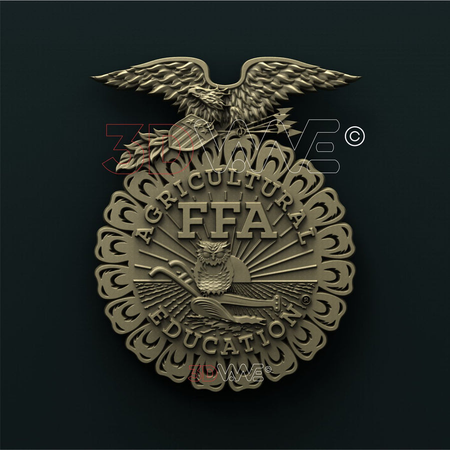FUTURE FARMERS OF AMERICA 3D STL 3DWave