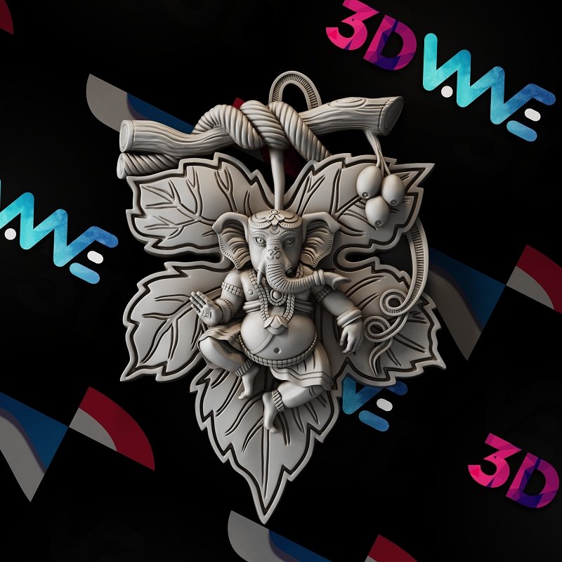 Ganesha 3d stl - 3DWave.us