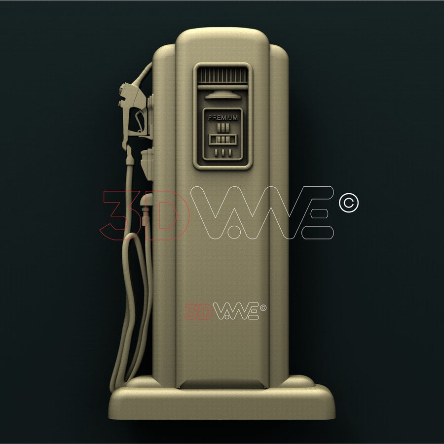 GAS STATION 3D STL 3DWave