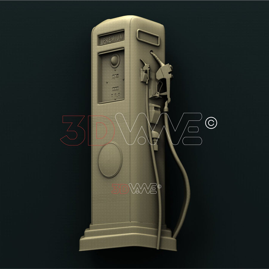 GAS STATION 3D STL 3DWave