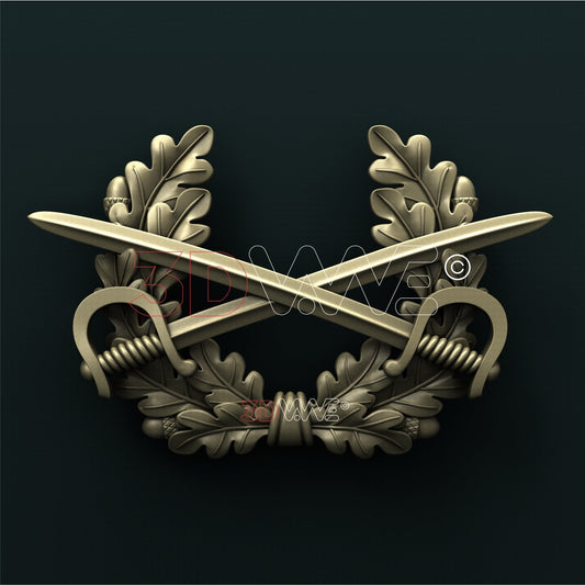 GERMAN ARMY WINGS 3D STL 3DWave