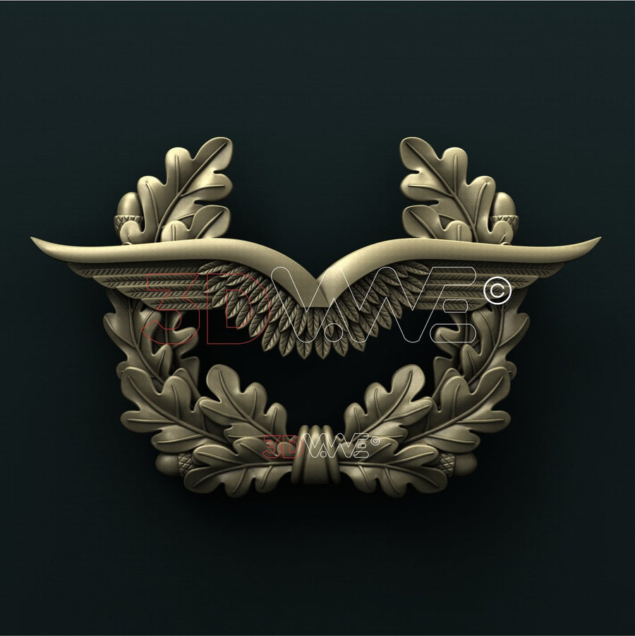 GERMAN LUFTWAFFE WINGS 3D STL 3DWave