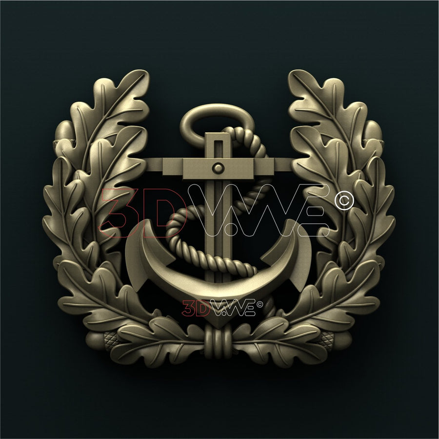 GERMAN NAVY WINGS 3D STL 3DWave