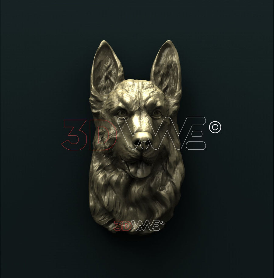 GERMAN SHEPHERD 3D STL 3DWave