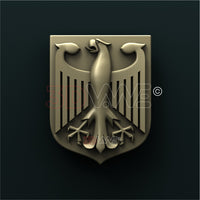 Thumbnail for GERMANY COAT OF ARMS 3D STL 3DWave
