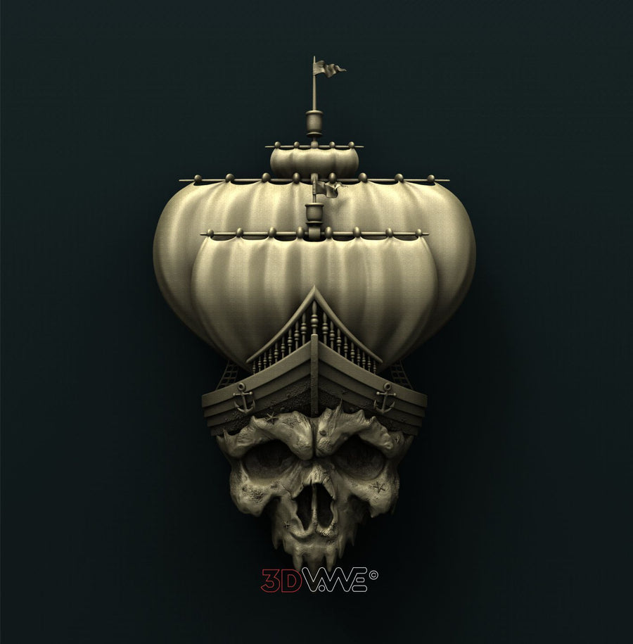 GHOST SHIP 3D STL 3DWave