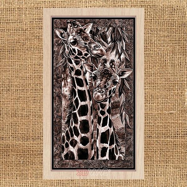 GIRAFFES pyroprinter and laser-ready file 3DWave.us