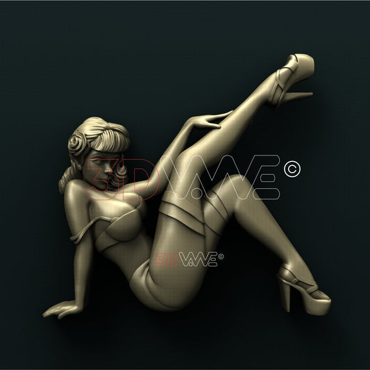 GIRL 3D STL 3DWave