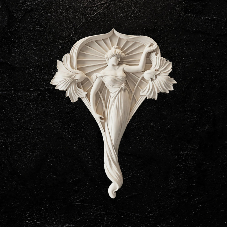 Girl with flowers 3d stl IgoZa