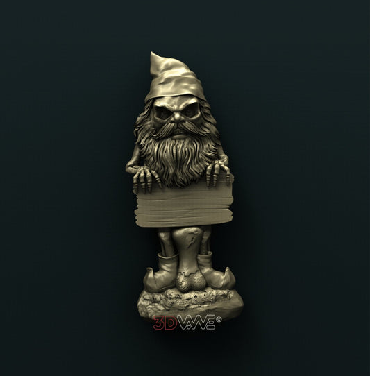 GNOME WELCOME SIGN 3D STL 3DWave