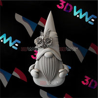 Thumbnail for GNOME WITH FLOWERS 3d stl 3DWave.us