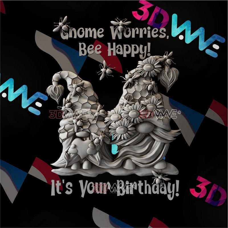 GNOME WORRIES 3d stl 3DWave.us