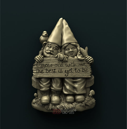 GNOMES TOGETHER 3D STL 3DWave