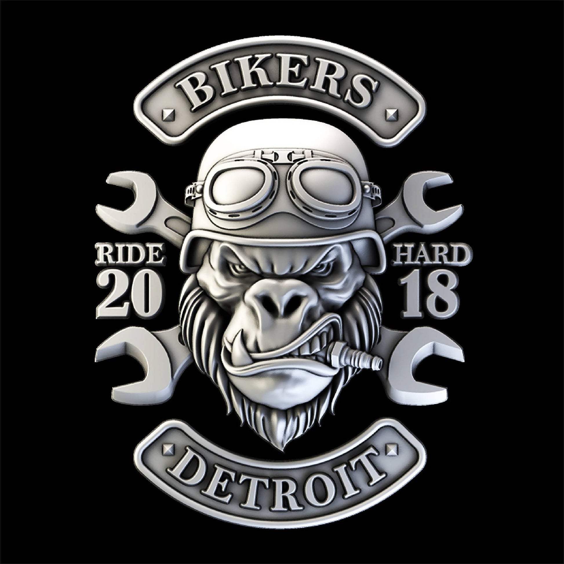Gorilla Biker 3d stl Robert